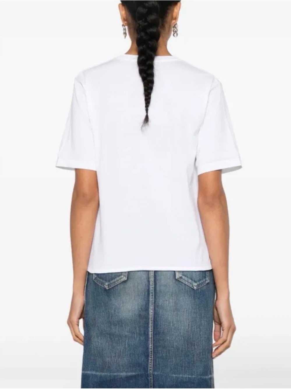 Yves Saint Laurent White Tee with Logo - Small YSL Authentic - Picture 2 of 9